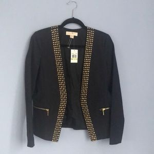 MICHAEL Michael Kors Studded Navy Blazer